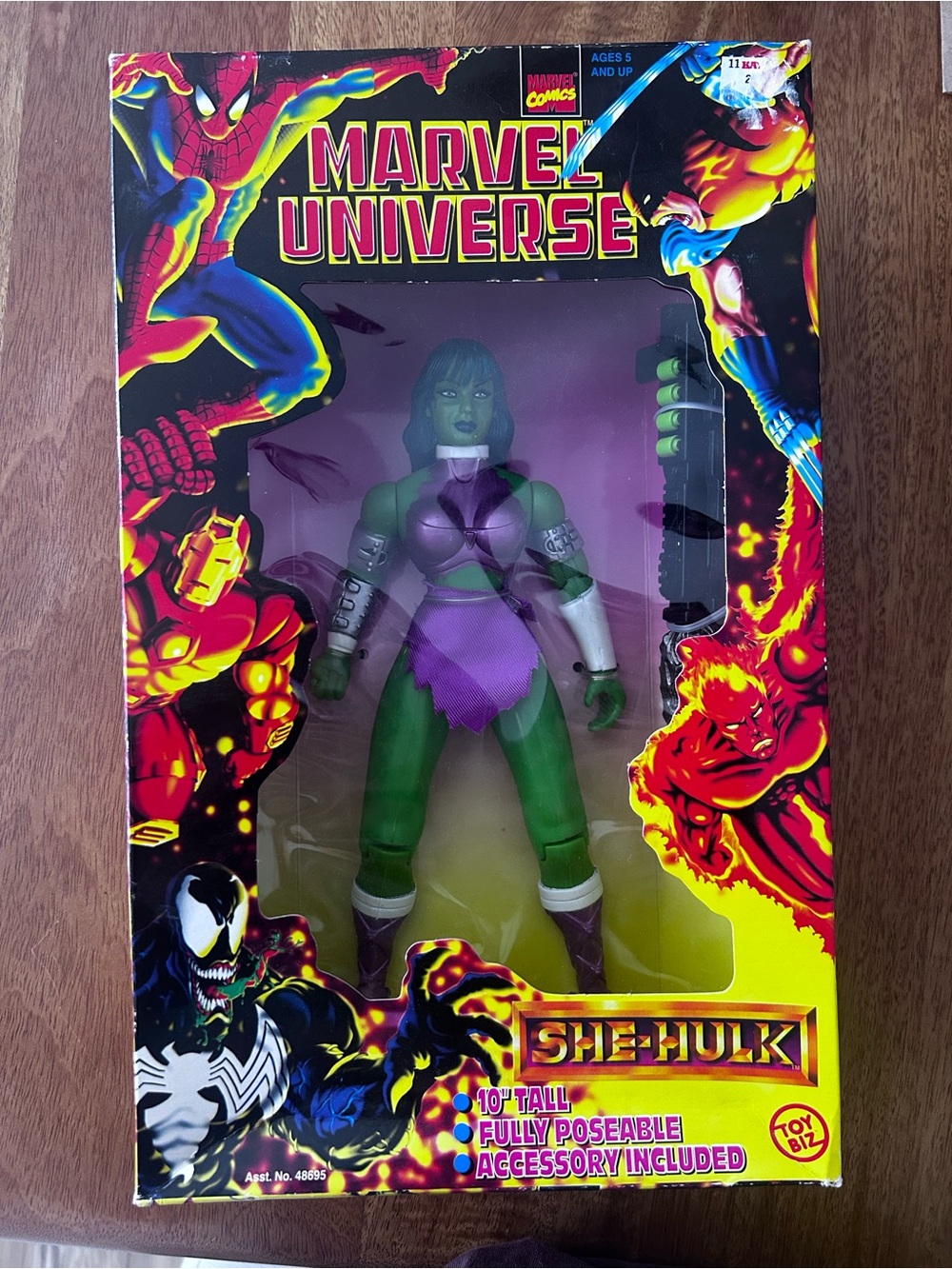 Marvel She-Hulk Action Figure - Green & Purple